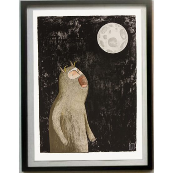 Bisser - Werewolf Print Framed