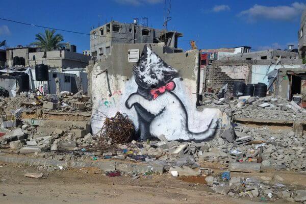 Banksy's Gaza Kitty