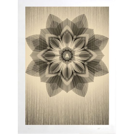 Shephard Fairey (OBEY) x Kai & Sunny - StarDust (Gold) Print