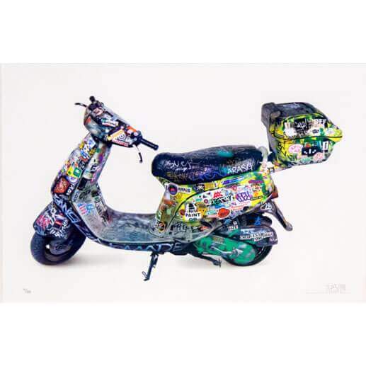 Invader - Scooter Print