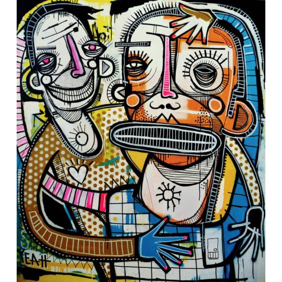 Joachim - Embraced by the mad Canvas
