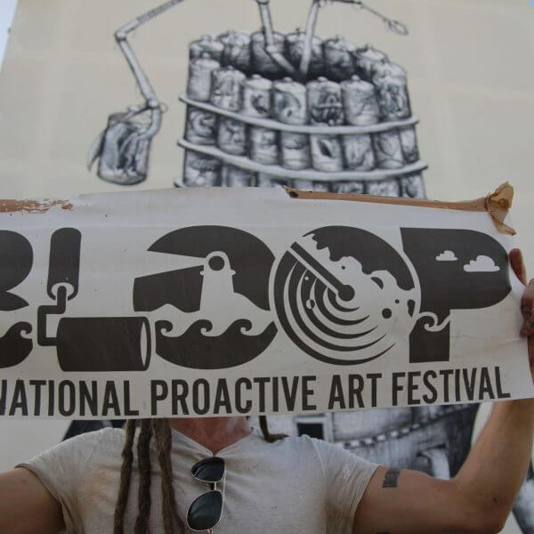 Phelgm BLOOP Street Art Festival, Ibiza Photo © Martha Copper