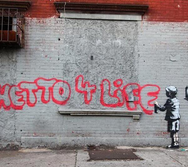 Banksy - Better Out than In - New York Residency - Street Art Intervention 2013