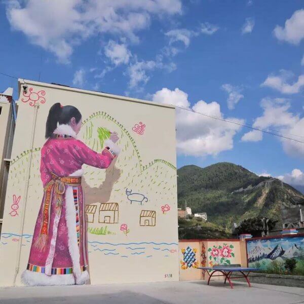 Seth Globetrotter, Back to School China. Photo Credit Colorway of Love/ Nippon Paint