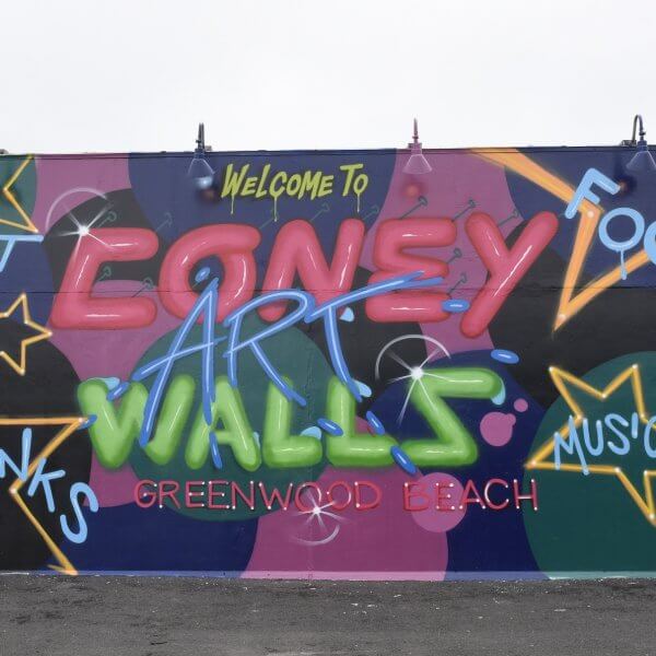 Crash, Coney Art Walls, New York City 2017. Photo Credit Martha Cooper