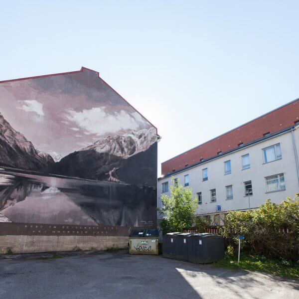 Ricky Lee Gordon, UPEA, Street Art Festival, Finland 2017. Photo Credit Riku Pekka Lappalainen