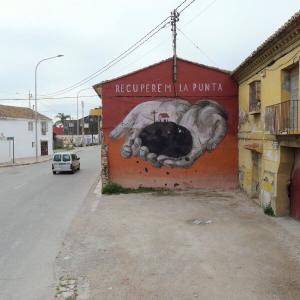 Escif, La Punta, Valencia 2018.