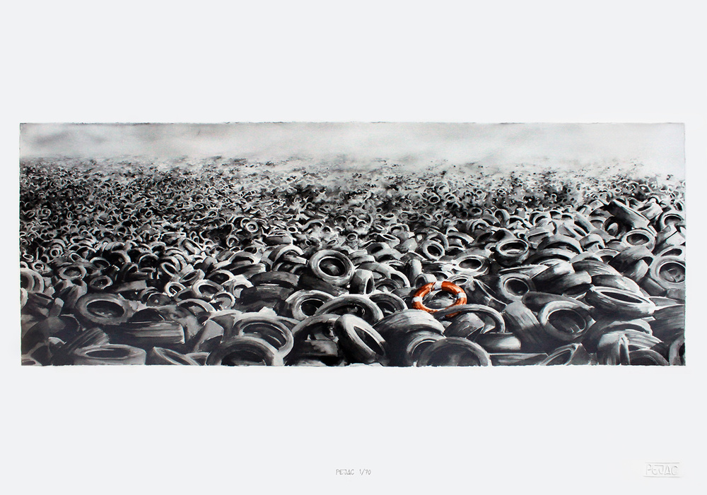 Pejac - Heavy Sea Print