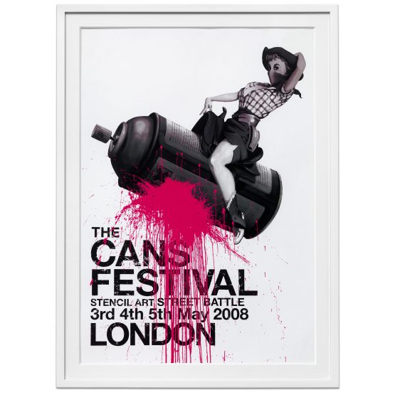 Banksy - The Cans Festival London (Framed)