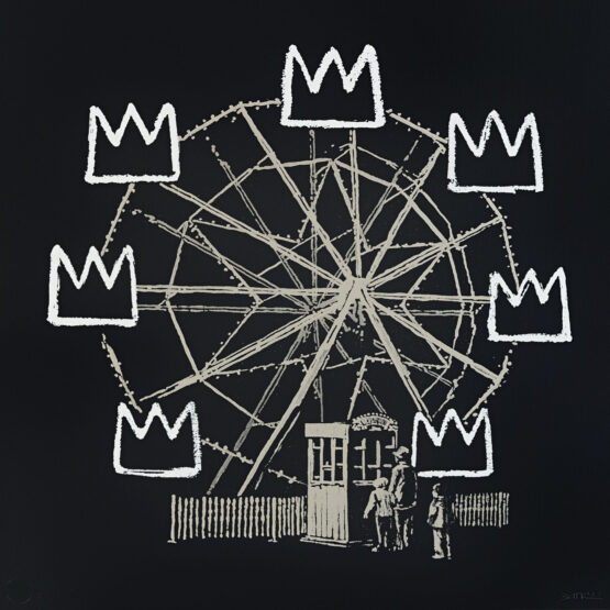 Banksy - Banksquiat (Black)