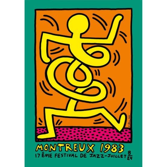 Keith Haring - Montreux Jazz Festival 1983 (Green)