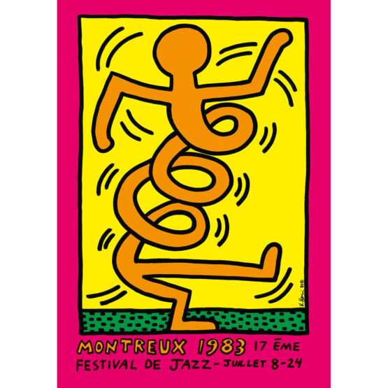 Keith Haring - Montreux Jazz Festival 1983 (Pink)