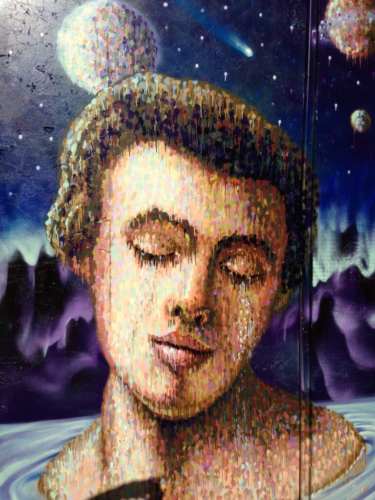 Jim Vision street art piece, Shoreditch, East London, 2013–2014, photographed by GraffitiStreet