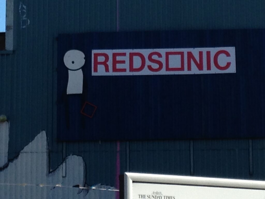 STIK figurative street art piece, Shoreditch, East London, 2013–2014, photographed by GraffitiStreet