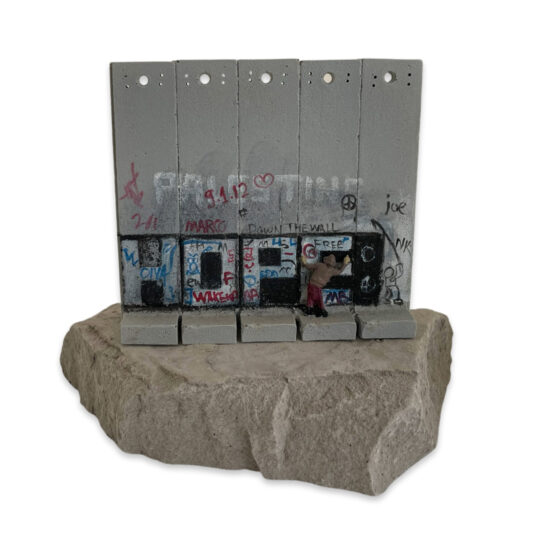 Banksy - Walled Off Hotel Wall Section "Hope" (2017)