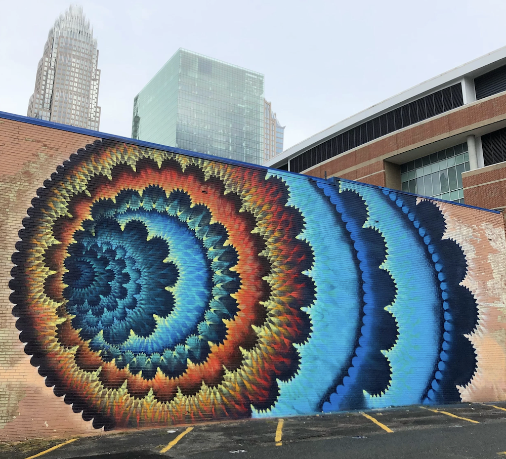 HOXXOH mural techniques Portal series immersive abstract wall