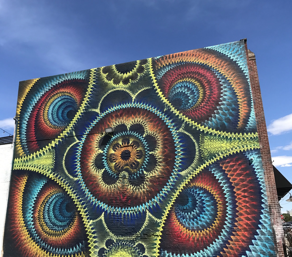 HOXXOH mural techniques Portal series immersive abstract wall