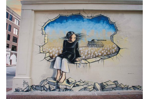 Shamsia Hassani Birds of No Nation mural Street Art for Mankind GraffitiStreet