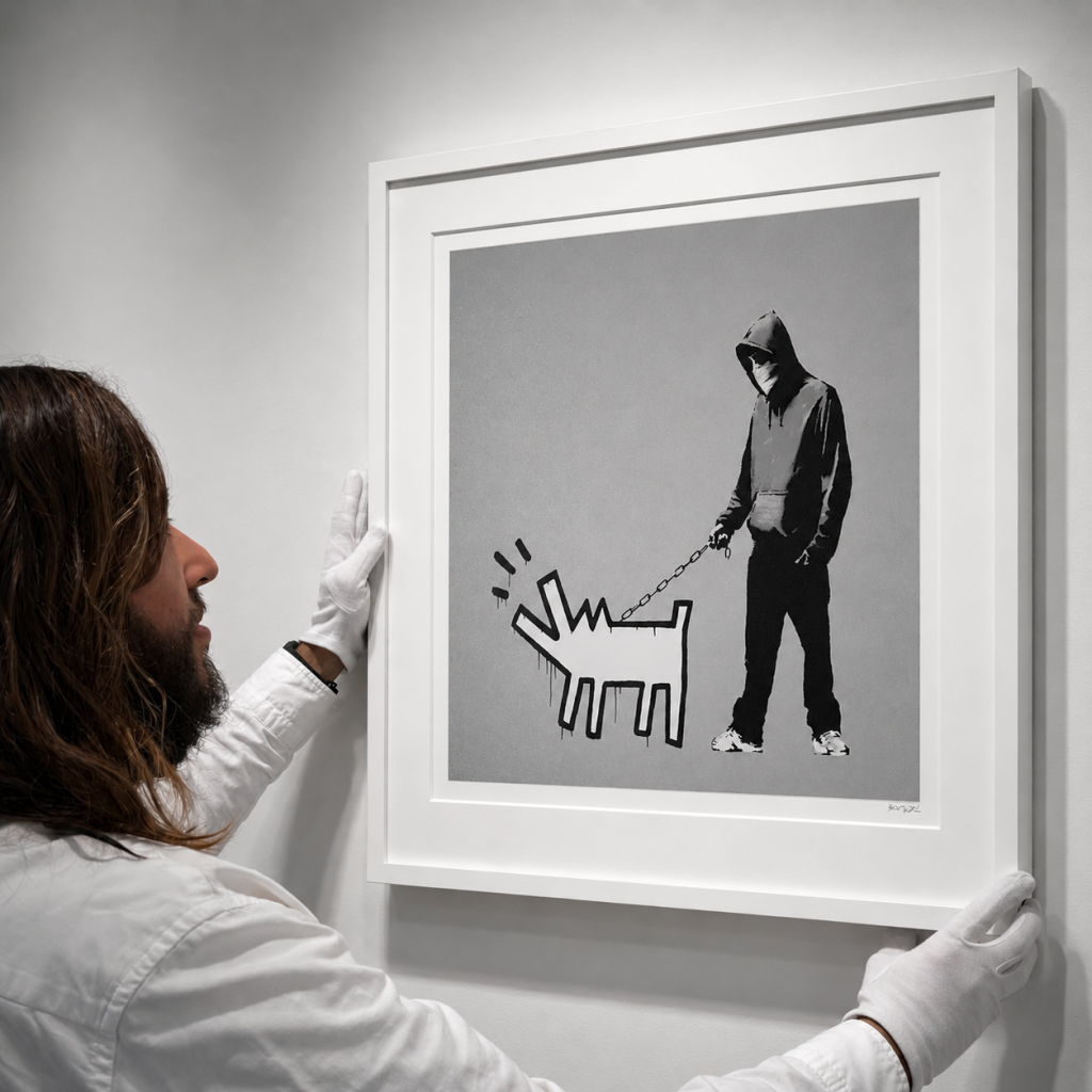 Banksy Choose Your Weapon Silver VIP edition from edition of 25