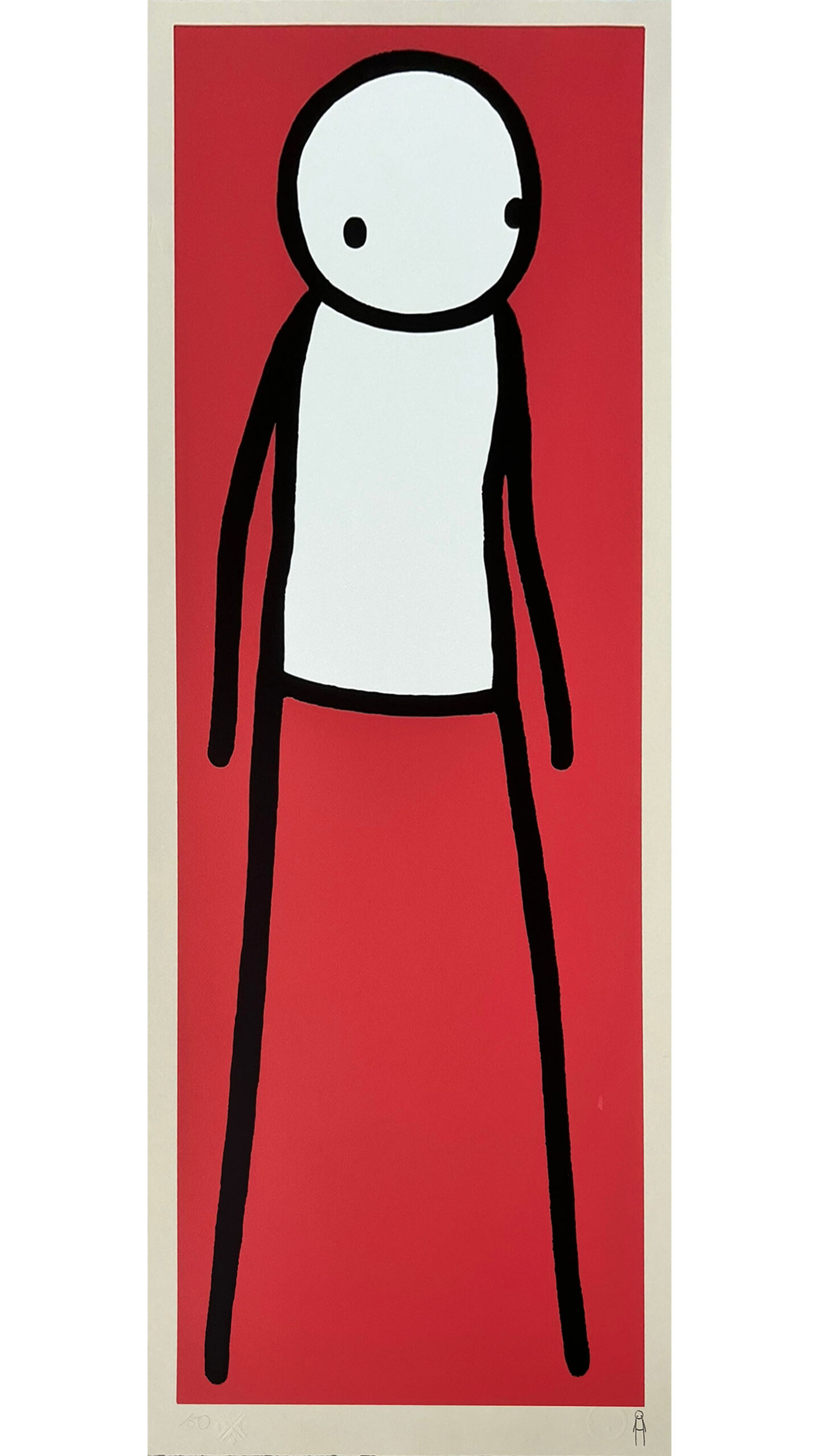 Artist’s Resale Right urban art example featuring STIK print