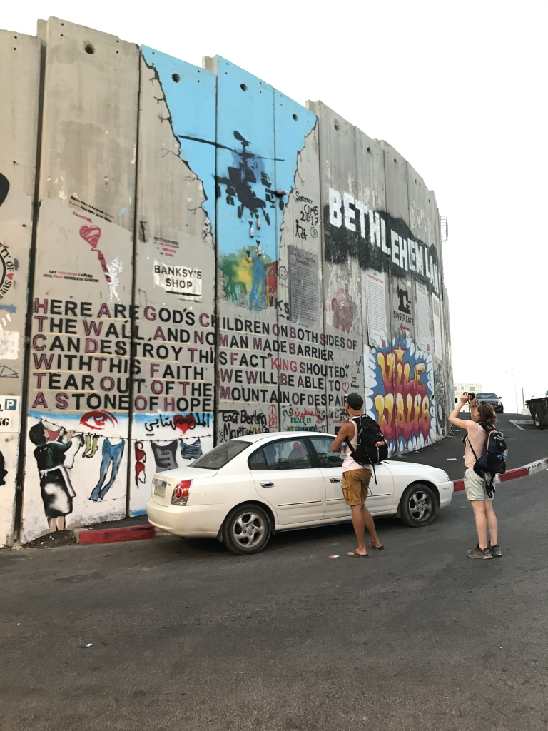Separation wall street art, West Bank, Palestine — photographed by GraffitiStreet, 2017
